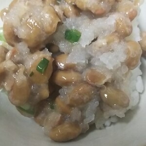 簡単！　納豆おろし